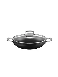 LE CREUSET | Padella professionale antiaderente in alluminio con coperchio in vetro 28 cm/3,2 l Nero | Nero