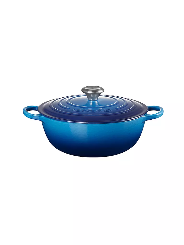 LE CREUSET | Pentola per famiglie 28 cm La Marmite SIGNATURE Azure | Blu