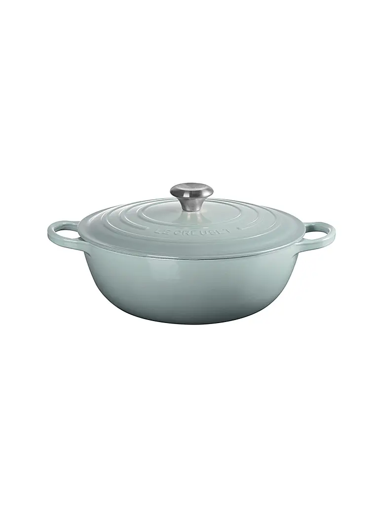 LE CREUSET | Pentola per famiglie 28 cm La Marmite SIGNATURE Sea Salt | Grigio chiaro