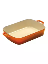 LE CREUSET | Casseruola rotonda in ghisa 6,6 l (Nero) | Arancione
