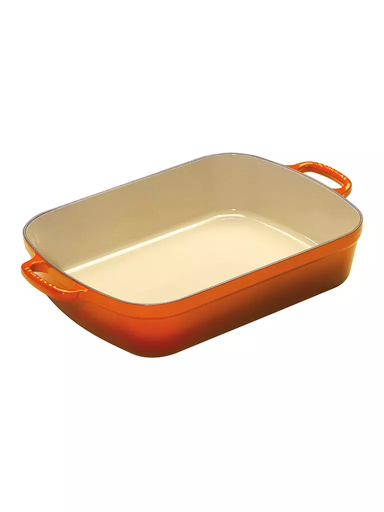 LE CREUSET | Pirofila 37x29cm/6,6l (Rosso Forno) | Arancione