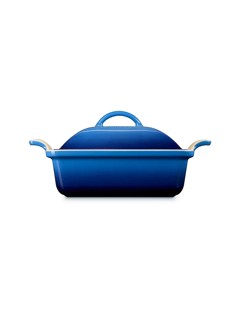 LE CREUSET | Pirofila quadrata con coperchio 23cm/2,4l TRADITION Azure | 