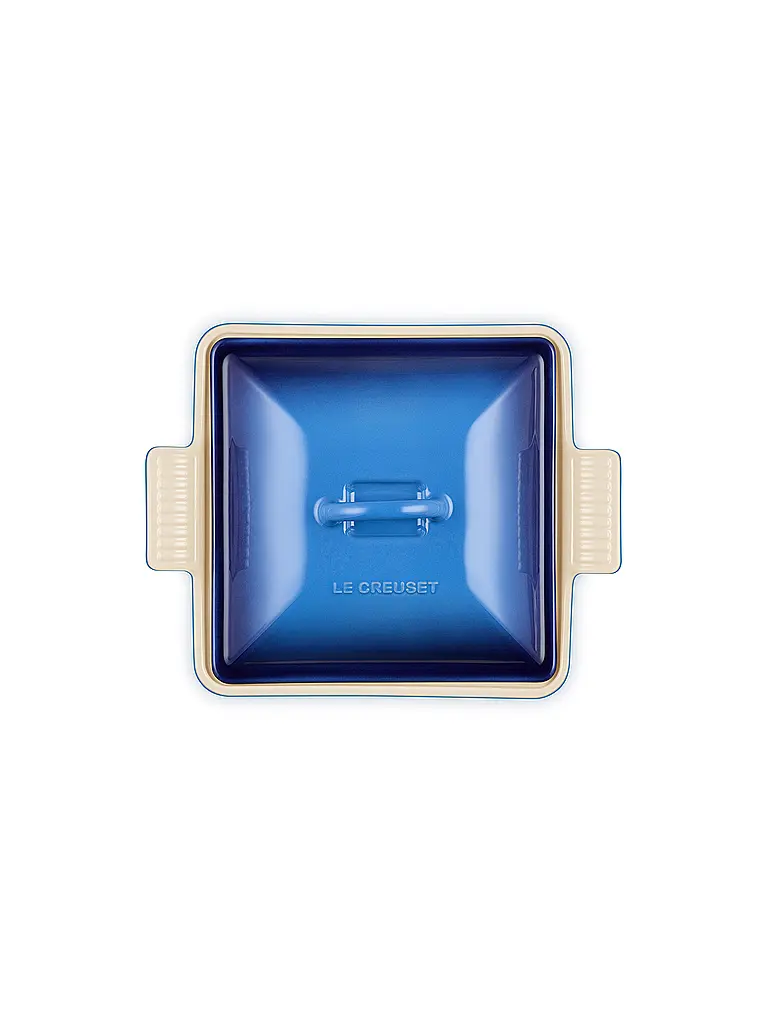 LE CREUSET | Pirofila quadrata con coperchio 23cm/2,4l TRADITION Azure | 