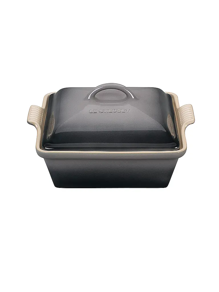 LE CREUSET | Pirofila quadrata con coperchio 23cm/2,4l TRADITION Flint | Grigio