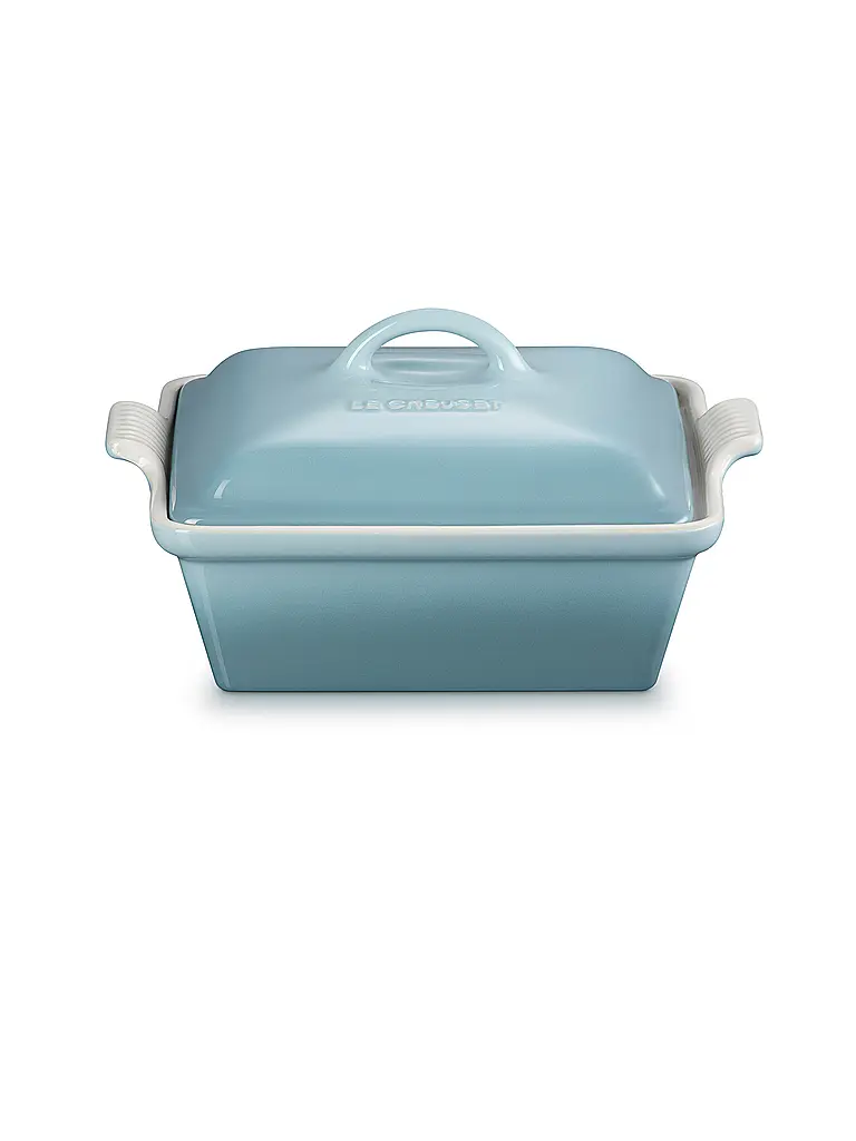 LE CREUSET | Pirofila quadrata con coperchio 23cm/2,4l TRADITION Sea Salt | Grigio chiaro