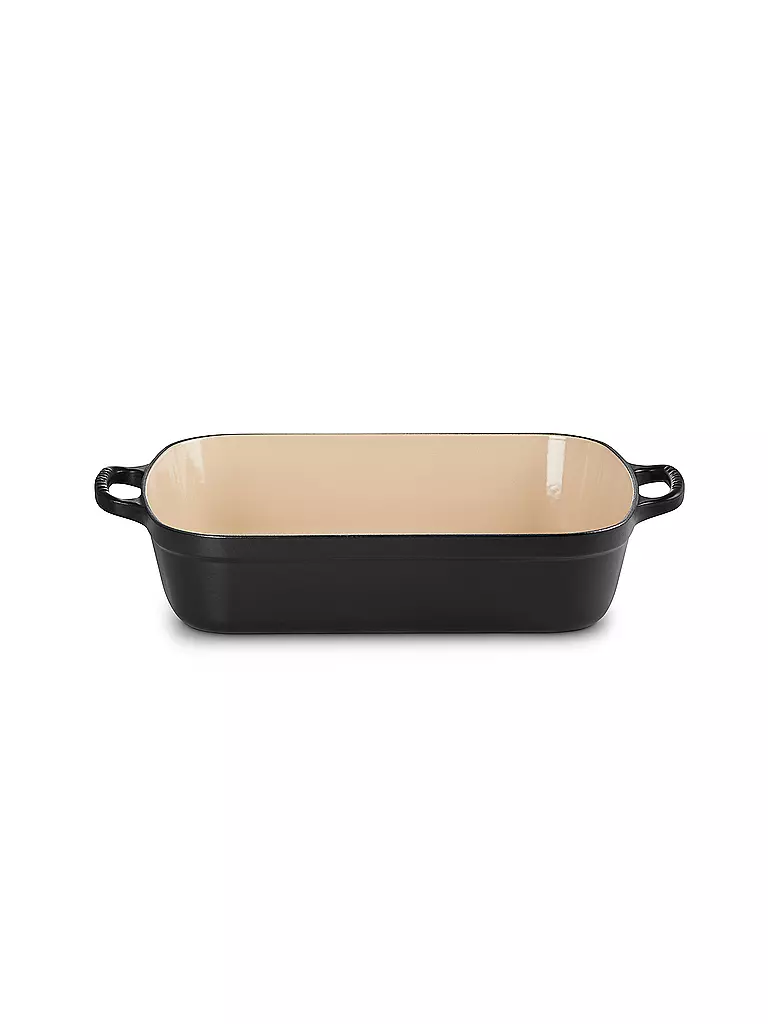 LE CREUSET | Pirofila rettangolare in ghisa 33 cm/4,9 l SIGNATURE Nera | Nero