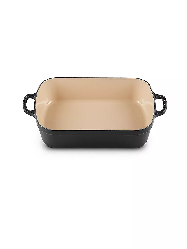 LE CREUSET | Pirofila rettangolare in ghisa 33 cm/4,9 l SIGNATURE Nera | Nero