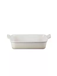 LE CREUSET | Pirofila Tradition 26x17cm/ 2,4l (Rosso Forno) | Crema