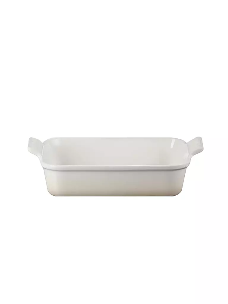 LE CREUSET | Pirofila rettangolare Tradition in gres 26x19cm/4,2l Meringue | Crema