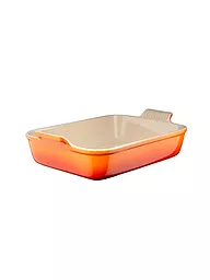 LE CREUSET | Pirofila Tradition 26x17cm/ 2,4l (Rosso Forno) | Arancione