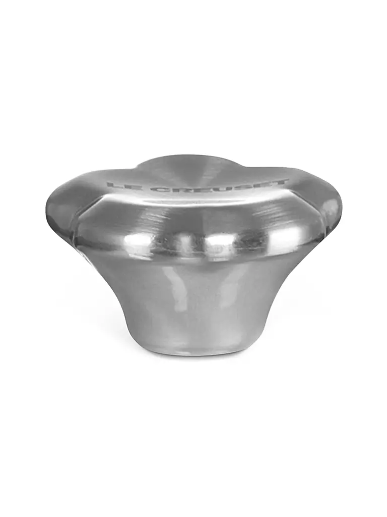 LE CREUSET | Pomello per coperchio 4,5 cm Fiore SIGNATURE Acciaio inossidabile | Argento