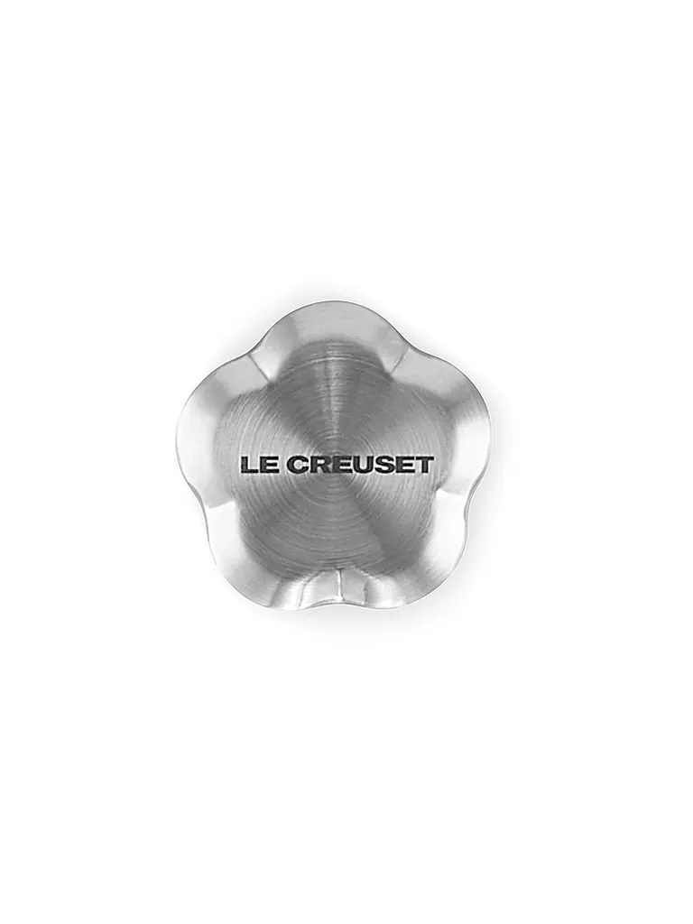 LE CREUSET | Pomello per coperchio 4,5 cm Fiore SIGNATURE Acciaio inossidabile | Argento