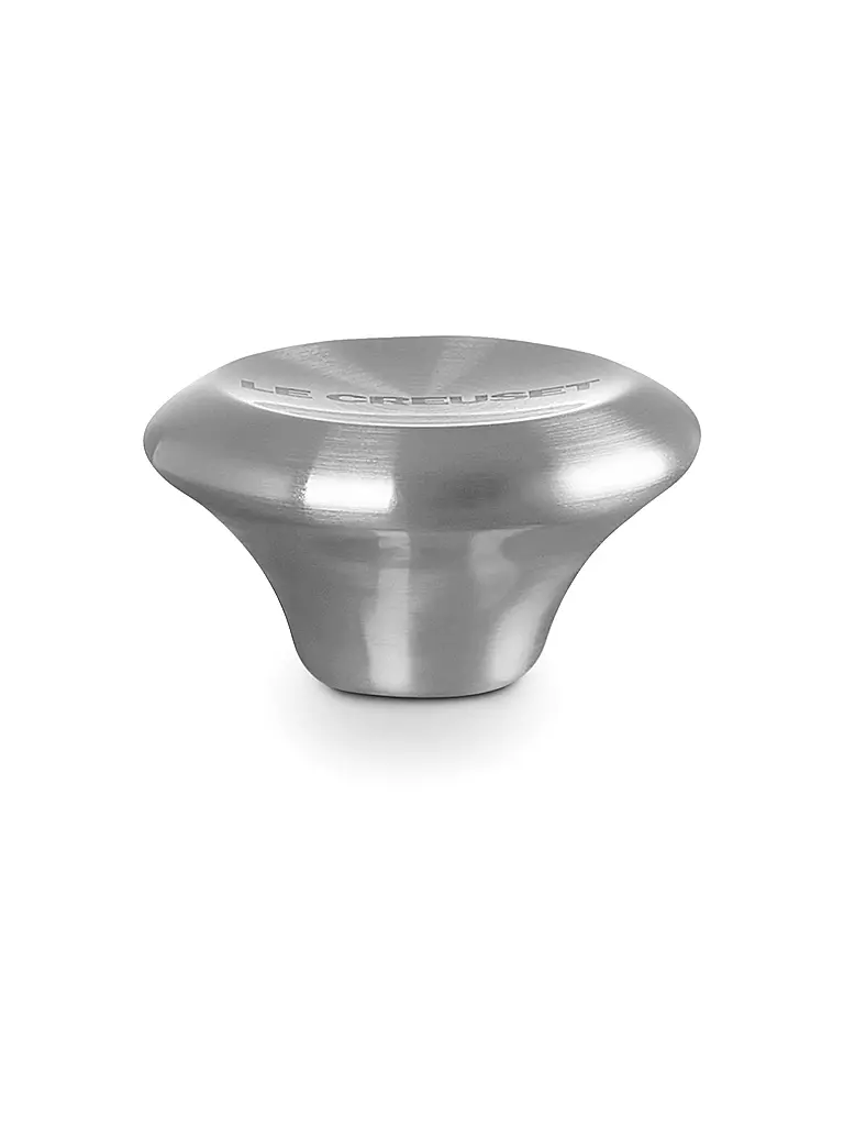 LE CREUSET | Pomello per coperchio SIGNATURE 5,7 cm in acciaio inox | Argento