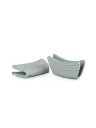 LE CREUSET | Protezione per manico in silicone, set da 2, Nectar | Grigio chiaro