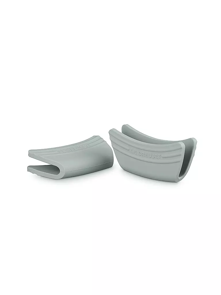 LE CREUSET | Protezione per manico in silicone, set da 2, Garnet | Grigio chiaro