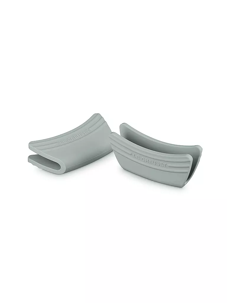 LE CREUSET | Protezione per manico in silicone, set da 2, Garnet | Grigio chiaro