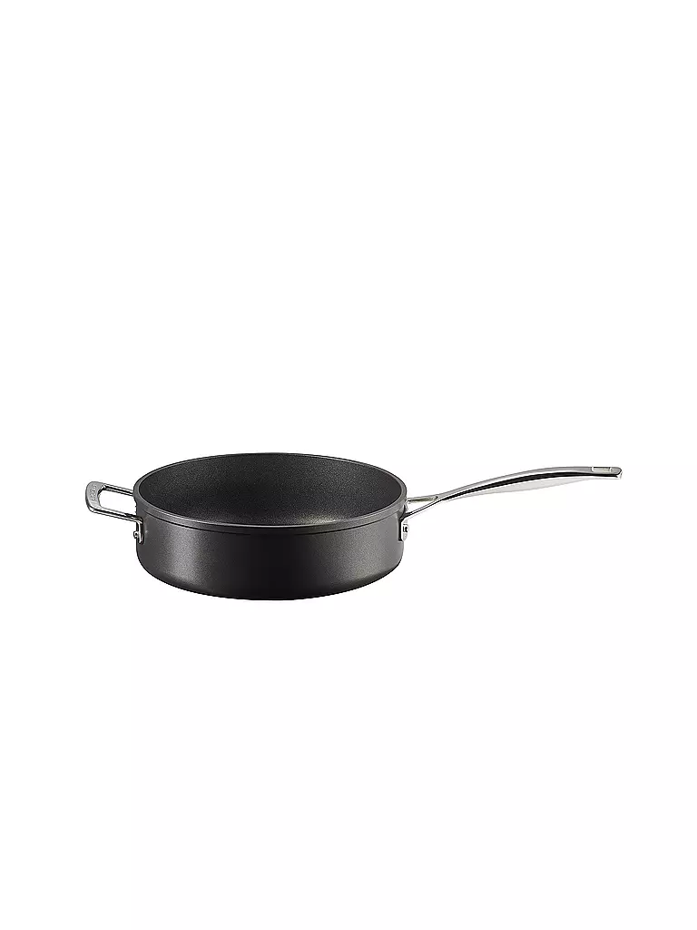LE CREUSET | Saltapasta antiaderente in alluminio con manico ausiliario 26 cm/4 l | Nero