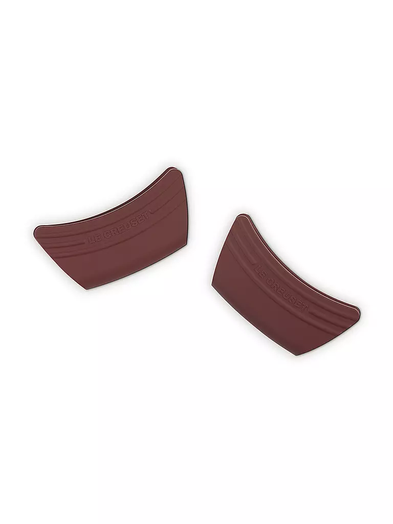 LE CREUSET | Set di 2 protezioni per manici in silicone Granato | Rosso scuro
