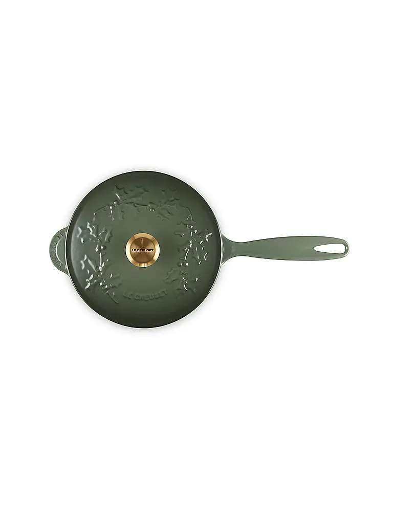 LE CREUSET | Stielkasserolle mit Deckel 21cm HOLLY Thyme | Verde scuro