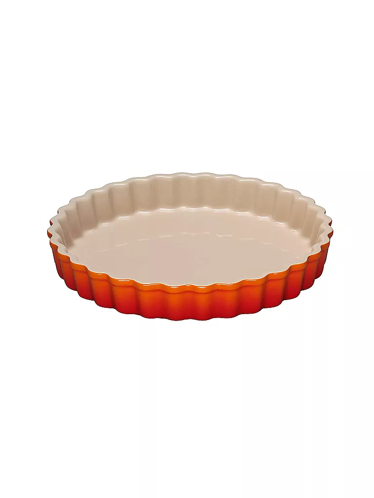 LE CREUSET | Tarteform "Poterie" 28cm/2,1l (Rosso Forno) | Arancione