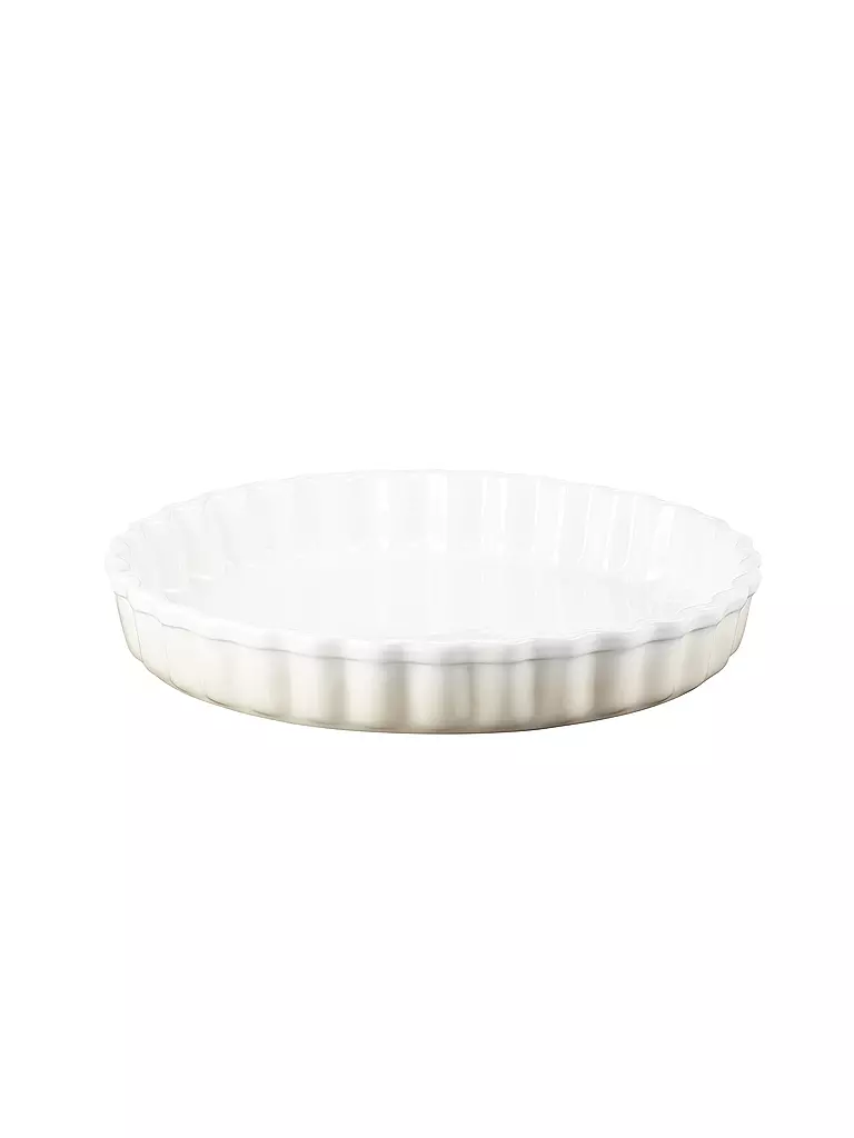 LE CREUSET | Tarteform Poterie 28 cm/2,1 l Meringue | Crema