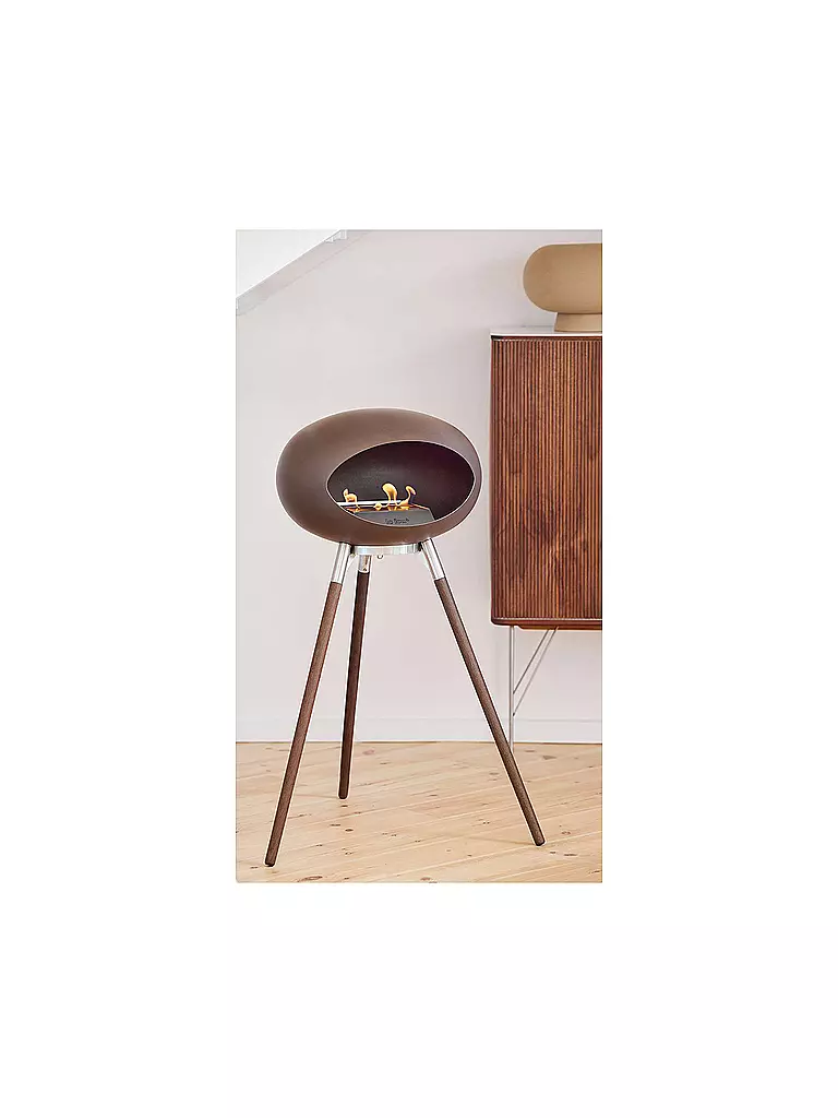 LE FEU | Camino 79cm GROUND HIGH Marrone Scuro | Marrone