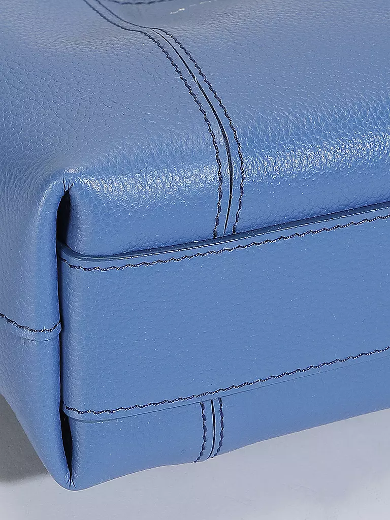 LE TANNEUR | Ledertasche - Hobo Bag JULIETTE Mini | Blu chiaro