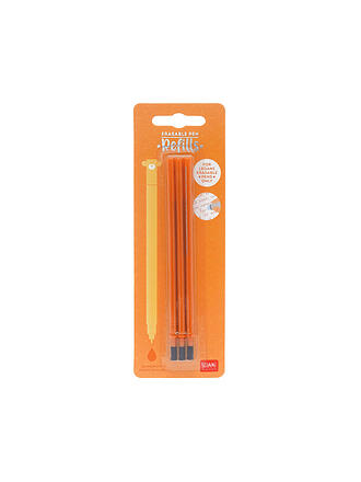 LEGAMI | Ricarica per penna gel cancellabile - Erasable Pen confezione da 3 arancione
