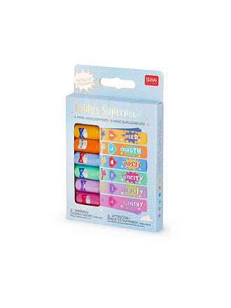 LEGAMI | Set di 6 mini evidenziatori - Teddy´s Superpower