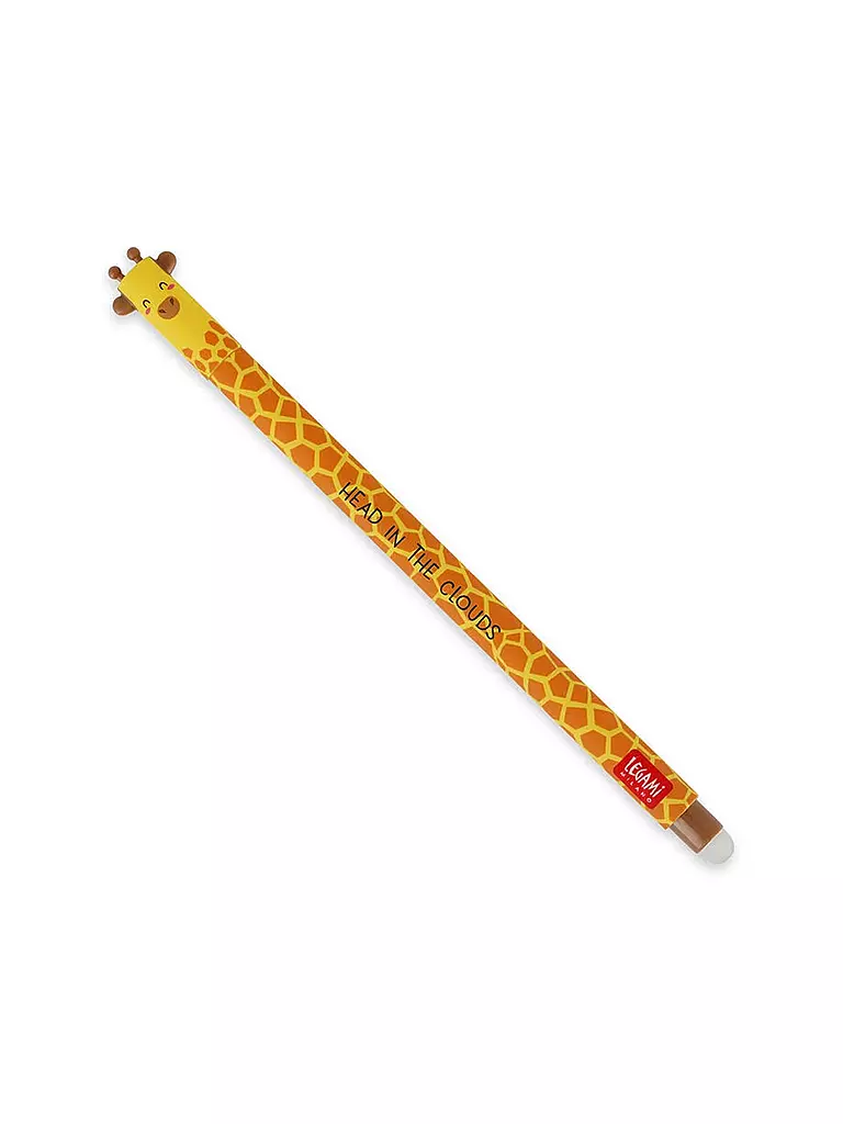 LEGAMI | Penna Gel Cancellabile - Erasable Pen GIRAFFE | Senza colore