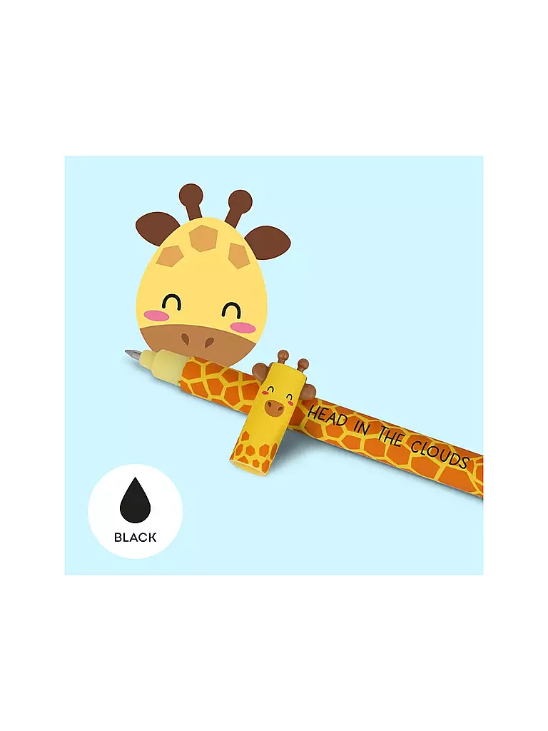 LEGAMI | Penna Gel Cancellabile - Erasable Pen GIRAFFE | Senza colore