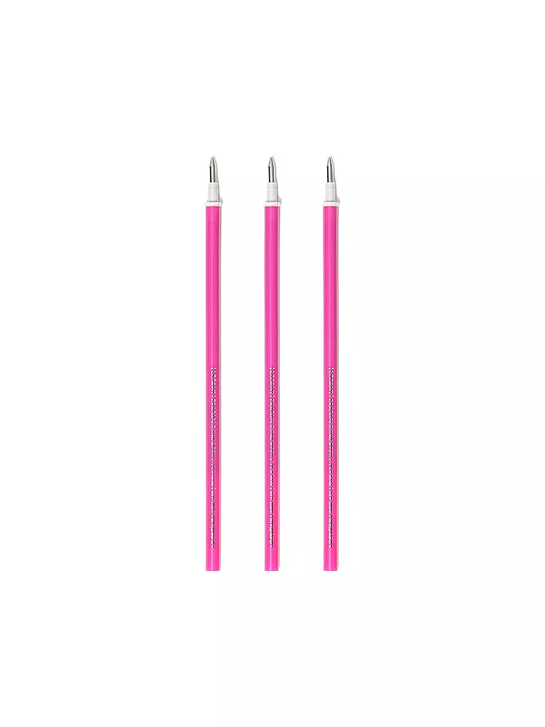 LEGAMI | Ricarica per penna gel cancellabile, confezione da 3, rosa | Senza colore