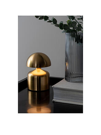 LEITMOTIV | Lampada da tavolo LED IMPETU Oro Spazzolato