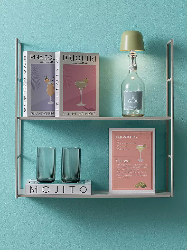 LEITMOTIV | Lampada da bottiglia LED CONE HAT Tea Green | Verde
