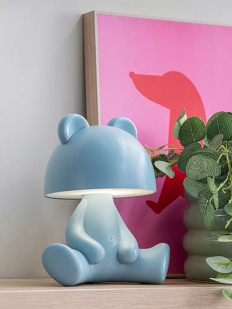 LEITMOTIV | Lampada da tavolo LED BEAR azzurro | Blu chiaro