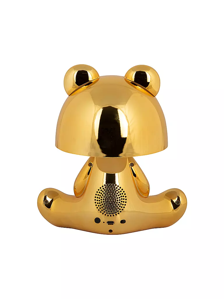 LEITMOTIV | Lampada da tavolo LED BEAR Bluetooth placcata in oro | 