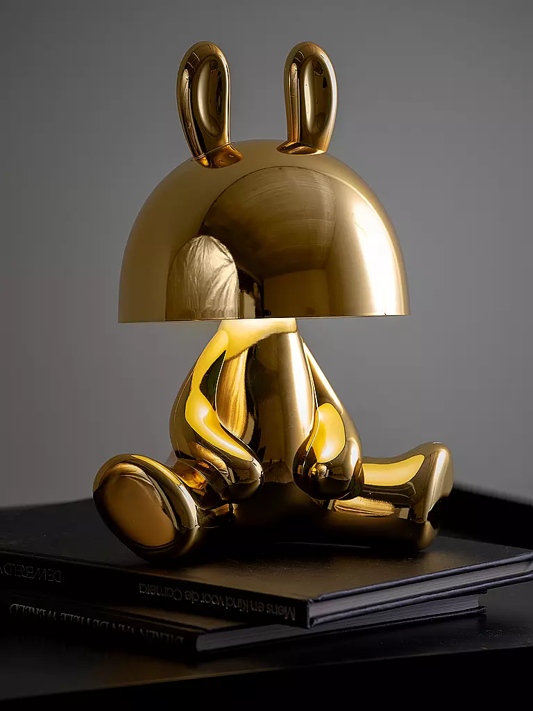 LEITMOTIV | Lampada da tavolo LED BUNNY Bluetooth Placcata Oro | Oro