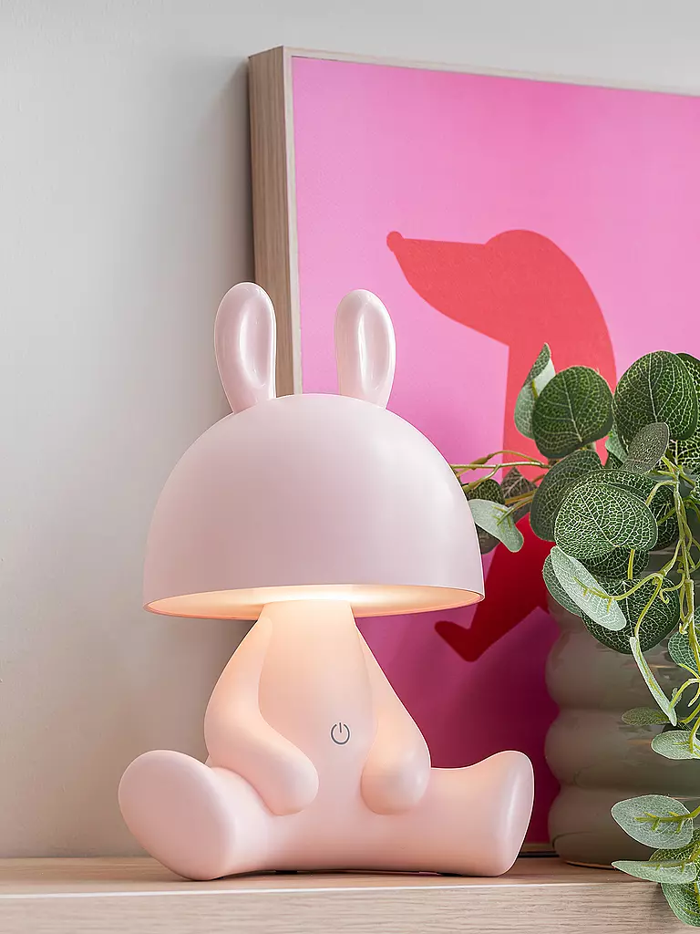 LEITMOTIV | Lampada da tavolo LED BUNNY Rosa | Rosa