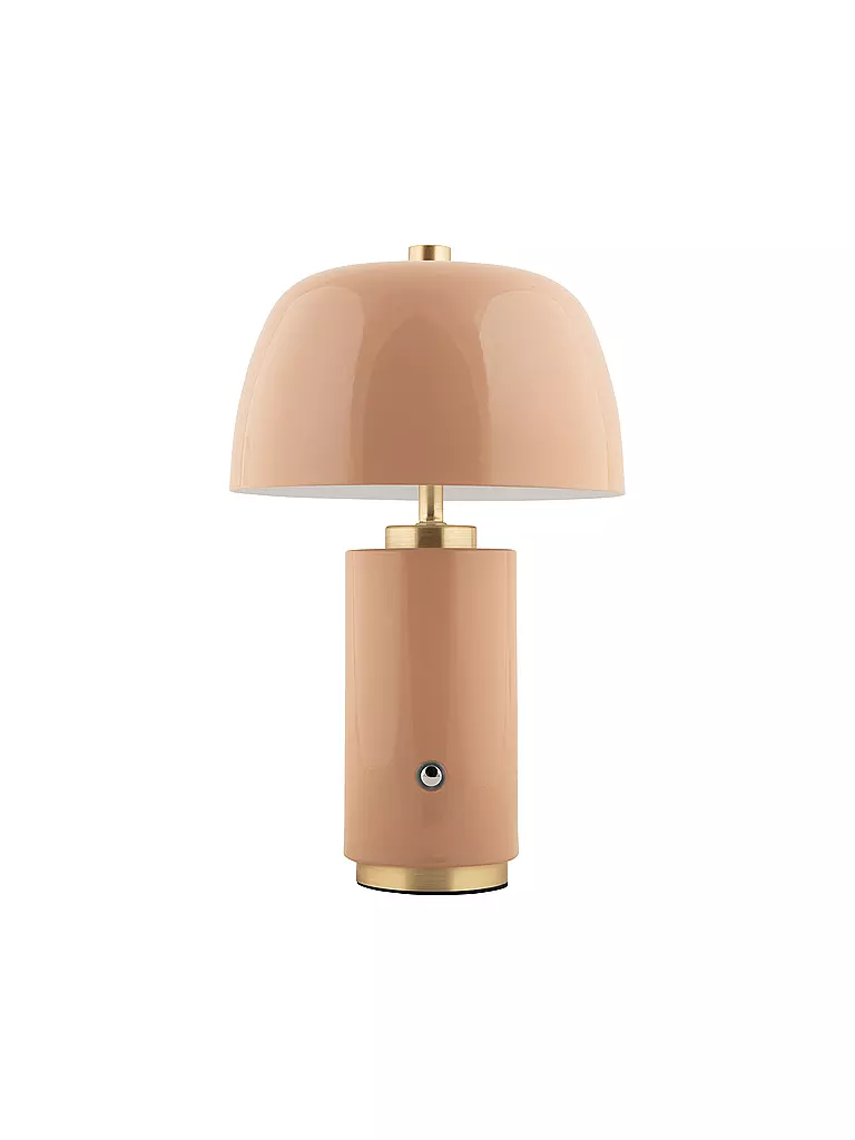 LEITMOTIV | Lampada da tavolo LED FREYA Iron Soft Brown | Marrone chiaro