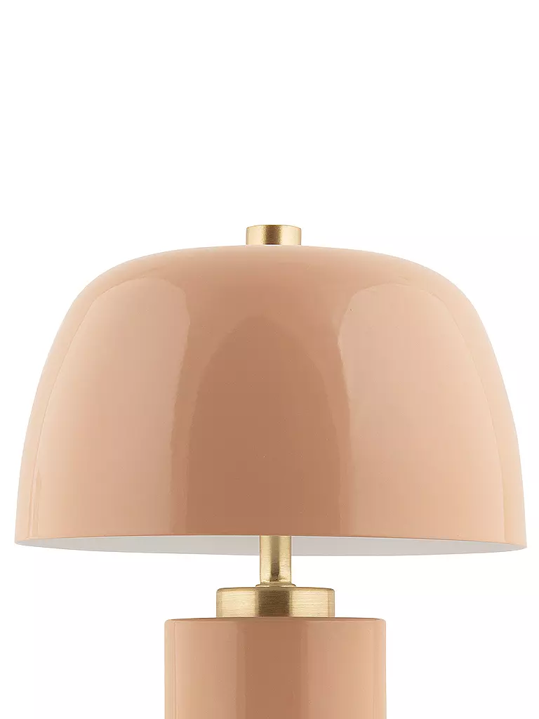 LEITMOTIV | Lampada da tavolo LED FREYA Iron Soft Brown | Marrone chiaro