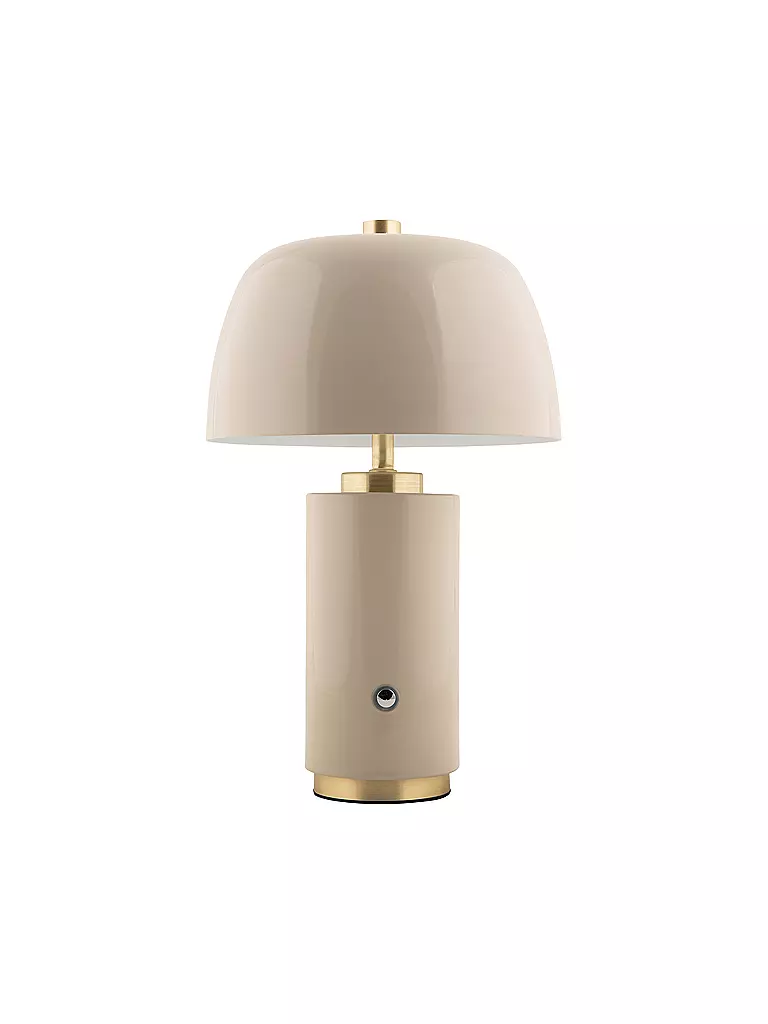 LEITMOTIV | Lampada da tavolo LED FREYA Iron Warm Grey | Grigio chiaro