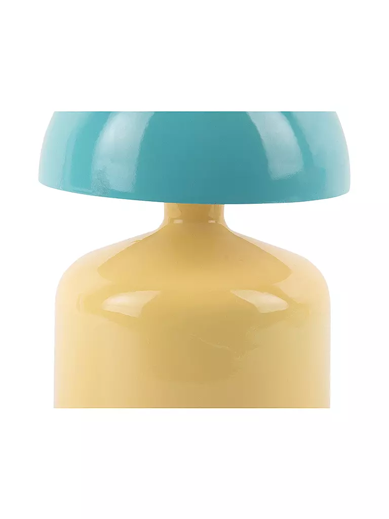 LEITMOTIV | Lampada da tavolo LED FUNKY IMPETU Giallo tenue/Turchese | Giallo