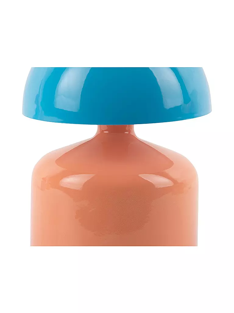 LEITMOTIV | Lampada da tavolo LED FUNKY IMPETU Pesca Arancio/Blu Acqua | 