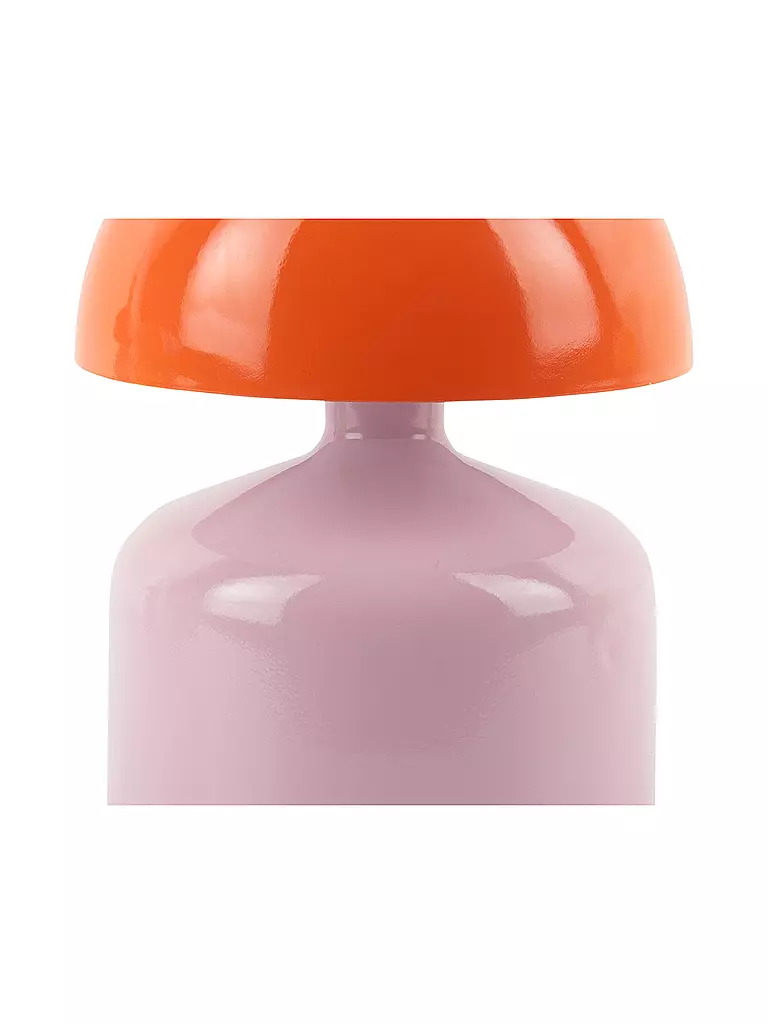 LEITMOTIV | Lampada da tavolo LED FUNKY IMPETU Soft Pink/Bright Orange | Rosa