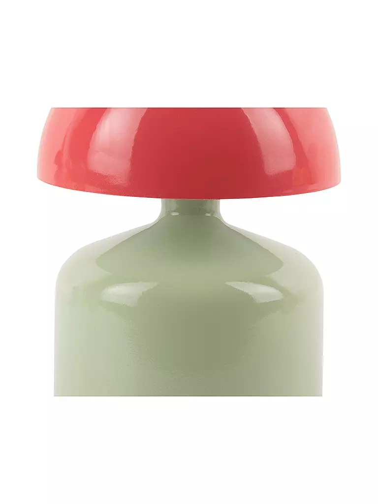 LEITMOTIV | Lampada da tavolo LED FUNKY IMPETU Verde tenue/Rosso scarlatto | 