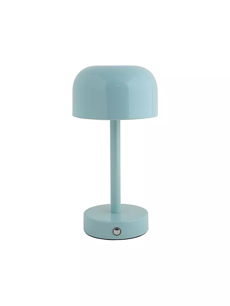 LEITMOTIV | Lampada da tavolo LED JAMES Iron Shiny | Blu chiaro