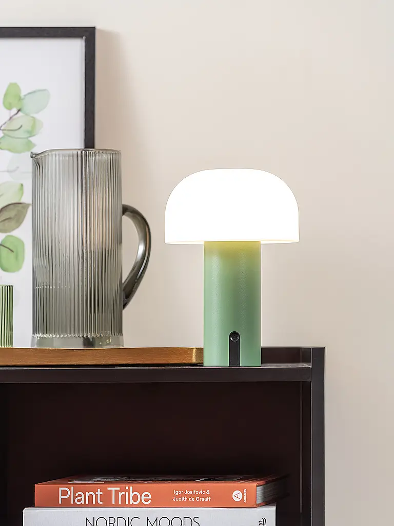 LEITMOTIV | Lampada da tavolo LED LUCA Verde Giungla | Verde scuro