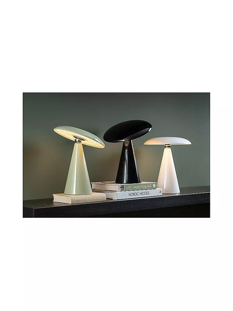 LEITMOTIV | Lampada da tavolo LED PHOEBE 23cm Grayed Jade | Verde chiaro
