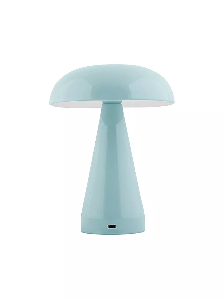 LEITMOTIV | Lampada da tavolo LED RACHEL Iron Misty Blue | Blu chiaro