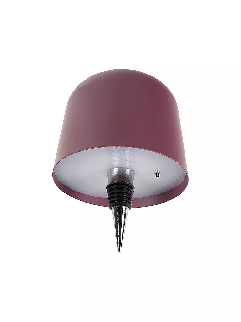 LEITMOTIV | LED Flaschenlampe CONE HAT Dark Mauve | Bacca